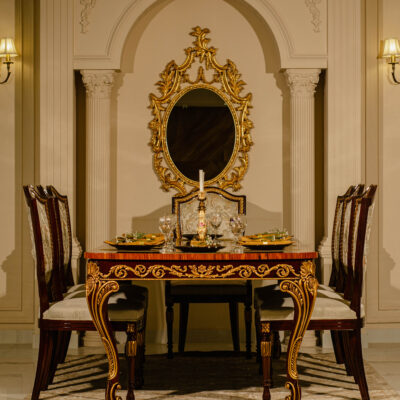 Shield Back Dining Set