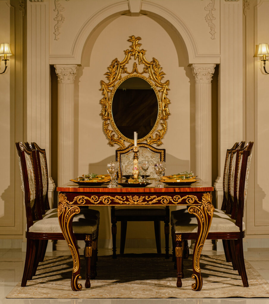 Shield Back Dining Set