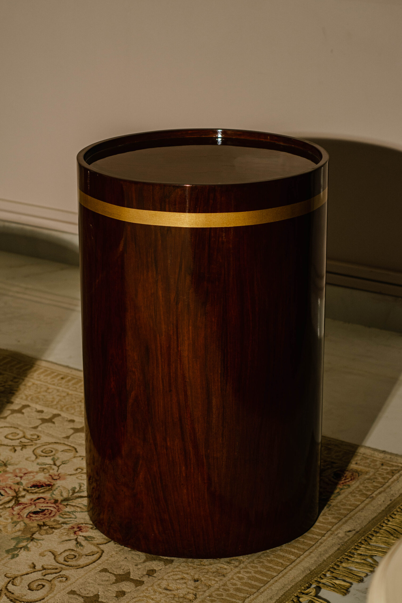 Brass Line Center Table Set
