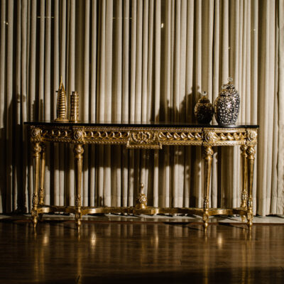 Gold Carved Console