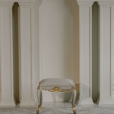 Zinc Gold Dresser Stool