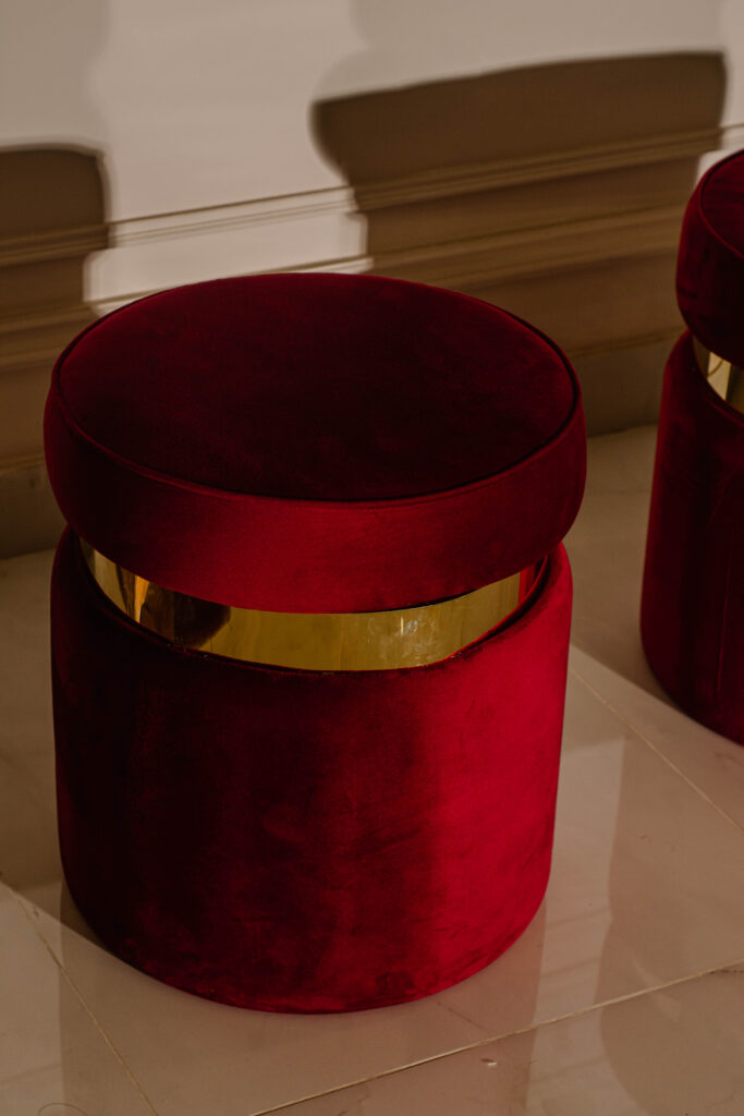 this image is for Brass Line Ottoman