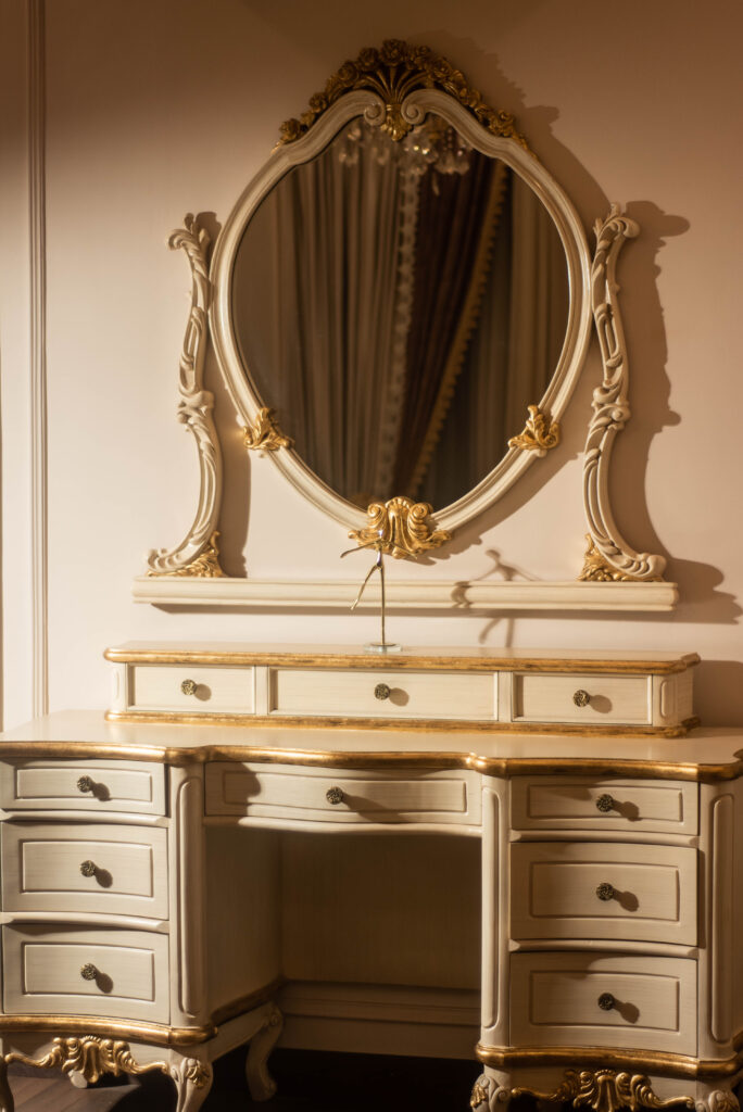 this image is for french cane dresser & mirror