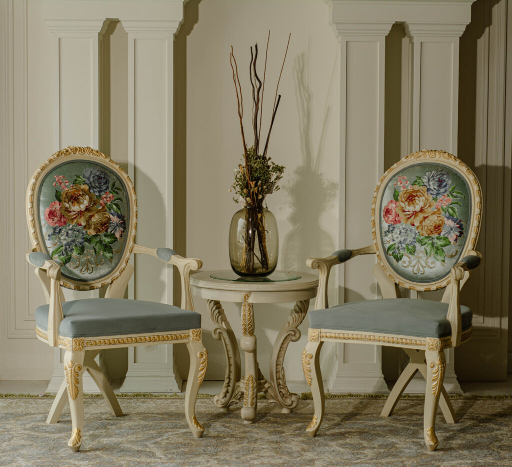 Gold Leaf Chairs