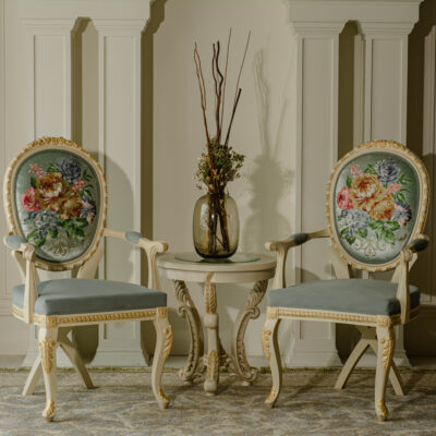 Gold Leaf Chairs
