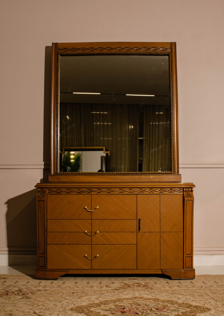 this image is for Walnut Dresser & Mirror
