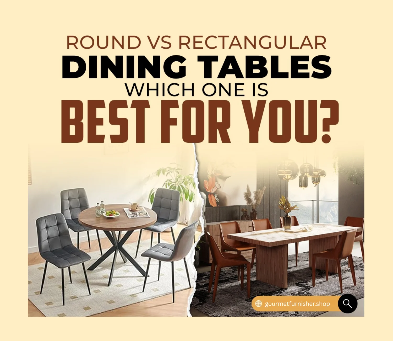 Round vs Rectangular Dining Table: Which One Should You Choose?
