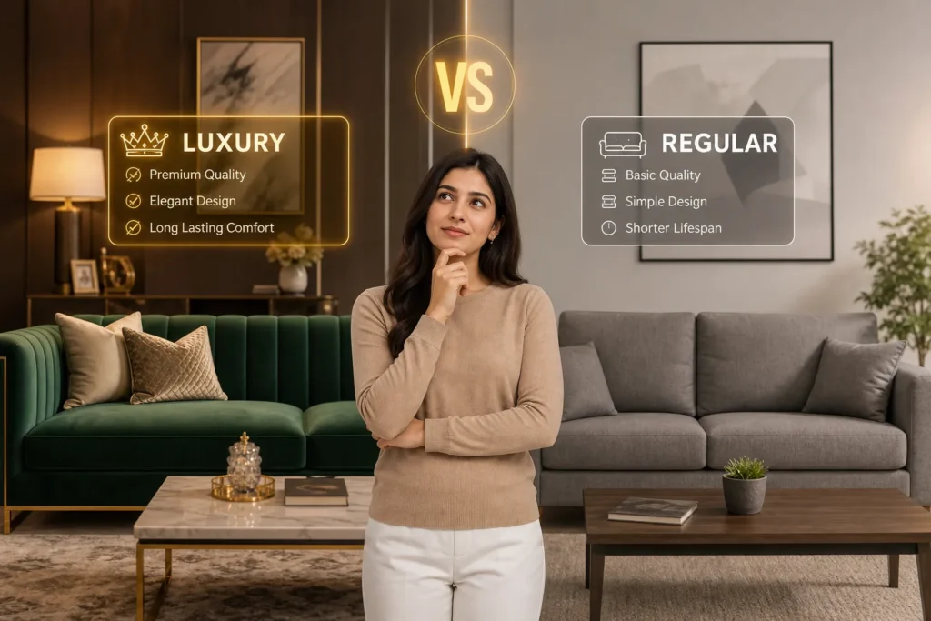 Luxury vs Regular Sofa Sets in Pakistan