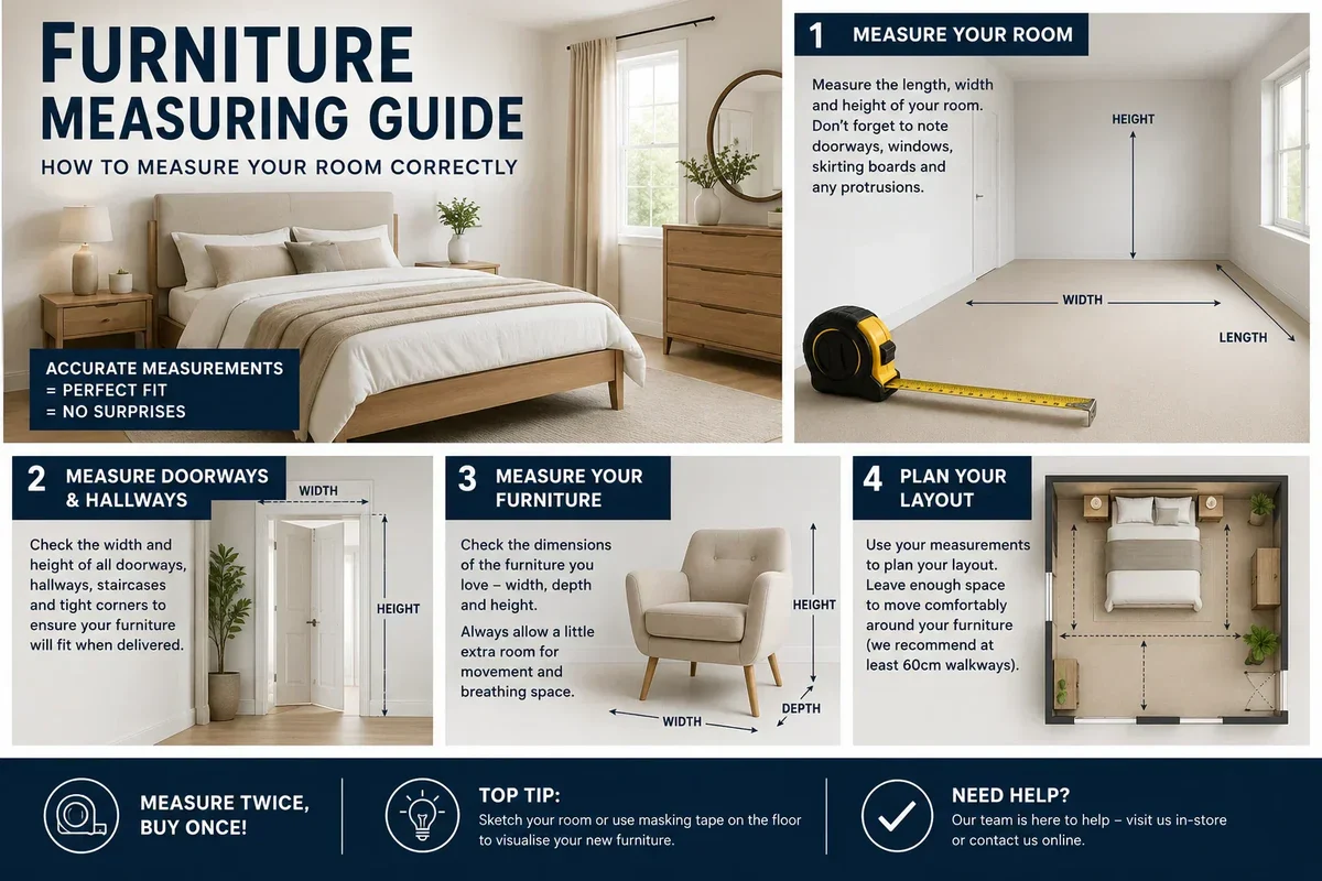How to Measure Your Home Before Ordering Furniture Online