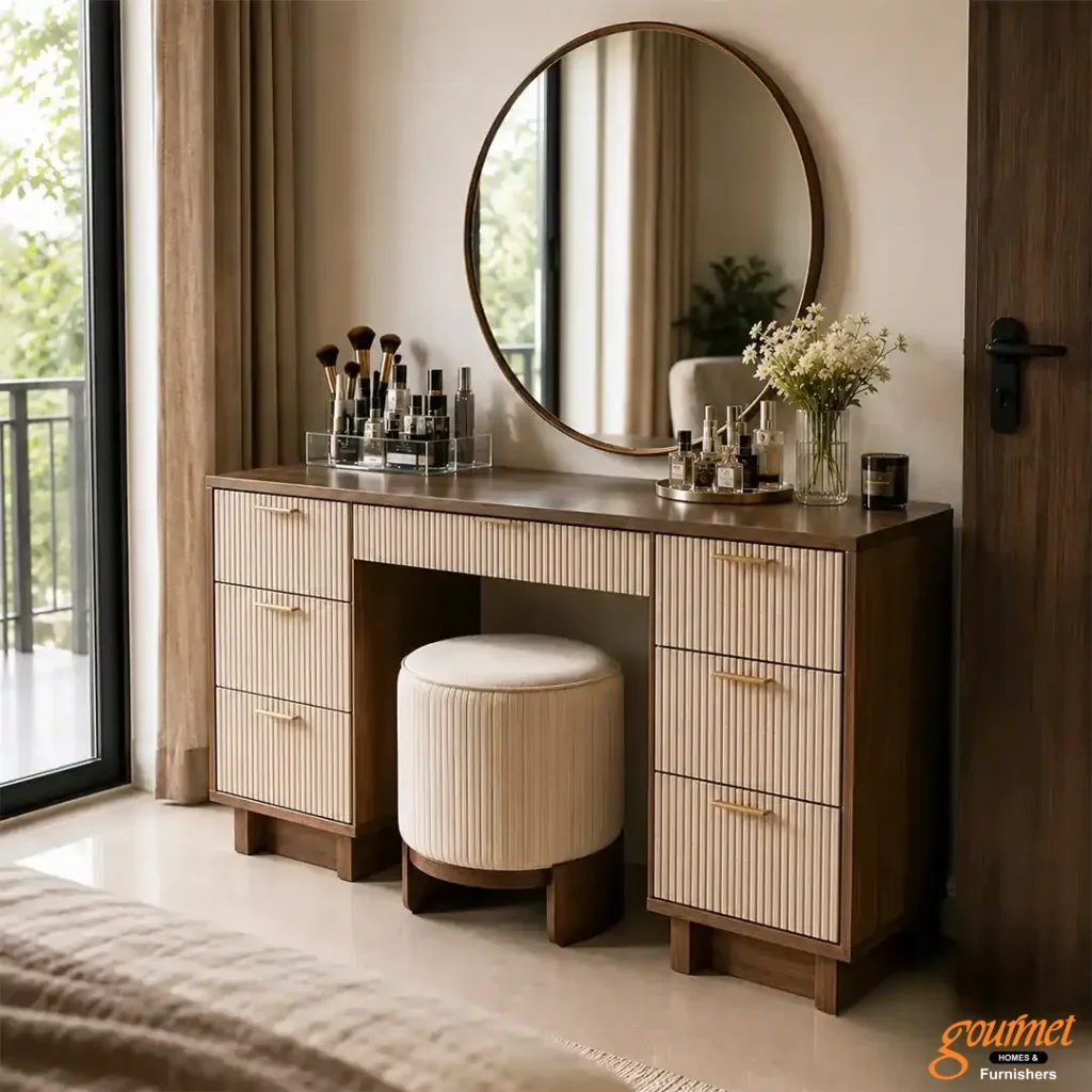 Dressing Table With a Matching Stool