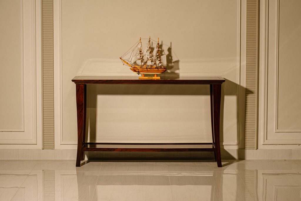 Modern entryway console