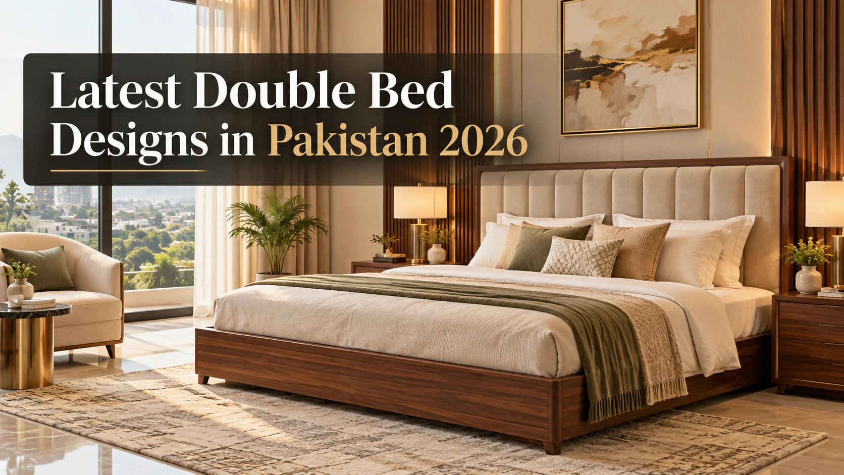 double bed designs in Pakistan