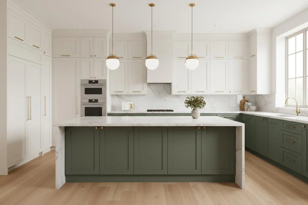 Two-Tone Kitchen Cabinet Design